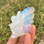 White Opalite Mini Fairy thegreencrystal