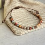 4mm Picasso Jasper Bracelet thegreencrystal