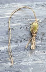 raw Green Opal pendant thegreencrystal