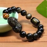 real feng shui black obsidian bracelet
