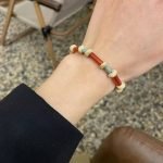 handmade Red Onyx Gemstone Bracelet