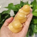 Yellow Calcite Duck Carvings Crystal Carvings Home Decoration thegreencrystal