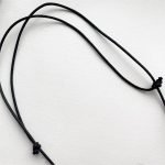 Black Kyanite Witches Broom Necklace