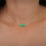 Chic Green Opal Necklace thegreencrystal