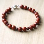 real red jasper and silver bracelet thegreencrystal.com