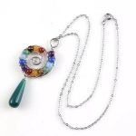 7 Chakra Reiki healing Crystal Pendent