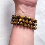 yellow Tigers Eye Beaded Bracelet