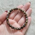 6mm Black Moonstone Bracelet