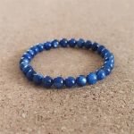 Blue Kyanite stretchy bracelet thegreencrystal