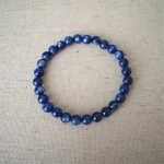 6mm Blue Kyanite stretchy bracelet