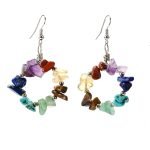 seven Chakra Petal Earrings