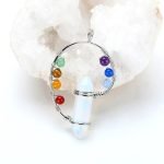 handmade Chakra Point Swirl Pendant