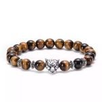 handmade Leopard Tiger Eye Bracelet