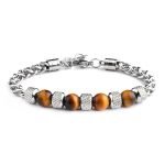 handmade Tiger Eye Bracelet Men