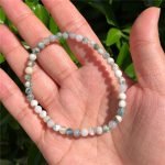 real Tree Agate Bracelet Bead Bracelet