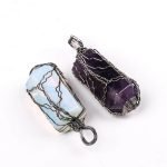 Tree Of Life Hexagonal Column Pendant