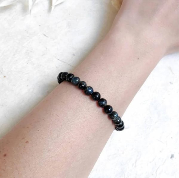 handmade Falcon's Eye Stone bracelet thegreencrystal