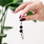 Adjustable lava rock bracelet thegreencrystal