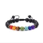 chakra lava bracelet