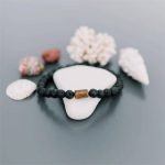 mens lava stone bracelet