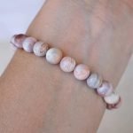 beautiful pink botswana agate bracelet thegreencrysal