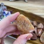 pink moss agate stone thegreencrystal