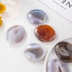 Druzy Agate Palm Stone