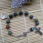 Indian Agate Rosary Bracelet india agate bracelet thegreencrystal