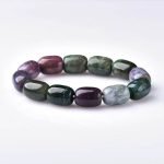 Real Indian Agate Bracelet oval shape indian agate bracelet thegreencrystal