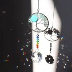 Tree of Life Hanging Crystal Suncatcher