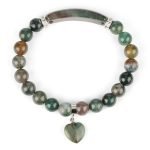 indian agate crystal Bracelet indian agate bracelet