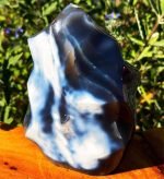 beautiful Orca Agate Flame from Madagascar