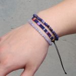 Blue-vein stone Blue Chalcedony Bracelet Set