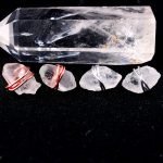 Handmade Wrapped Clear Quartz Earrings