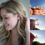 Handmade Wrapped Clear Quartz Earrings