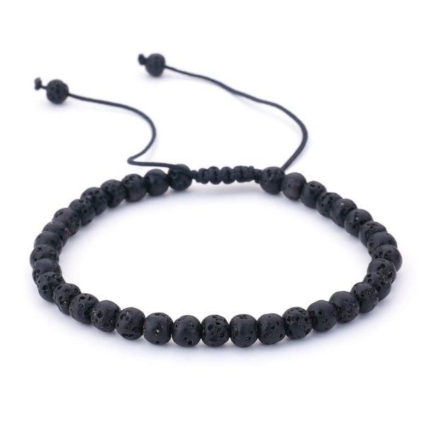 Nupuyai 4mm Faceted Stone Beads Bracelet For Women Men...