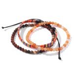 golden swan stone Red Aventurine Bracelet Set