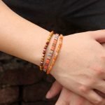 golden swan stone Red Aventurine Bracelet Set