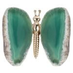 Agate Slice Butterfly Crystals Butterfly