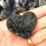 Amethyst Cluster Heart