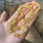 Citrine Chip Necklace Natural Citrine Necklace