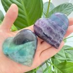 Fluorite Heart Heart crystal crystal hearts heart crystals heart shaped crystals