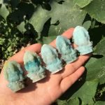 Amazonite Ganesha Hand carved Ganesh Statue