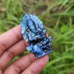 Natural Labradorite Ganesha