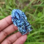 Natural Labradorite Ganesha