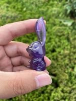 Natural Rainbow Fluorite Rabbit