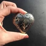 Pyrite Heart crystal heart