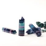 Rainbow Fluorite Point