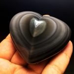 Rainbow Obsidian Heart Rainbow Obsidian crystal Heart