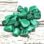 Tumbled Malachite Stone Set tumbled stones
